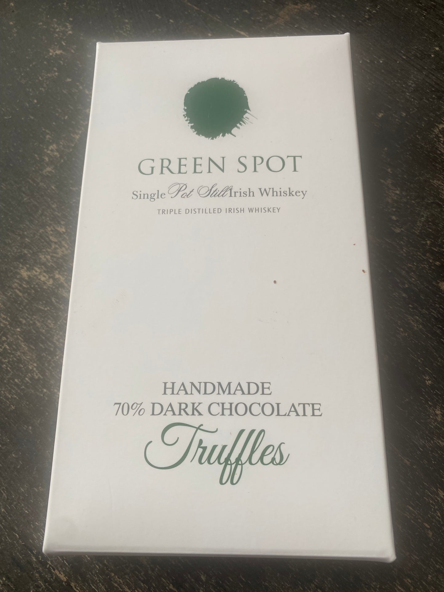 Handmade Greenspot Whiskey Truffles